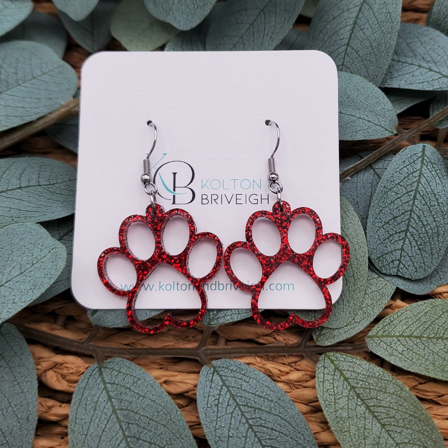 Paw Print Earrings