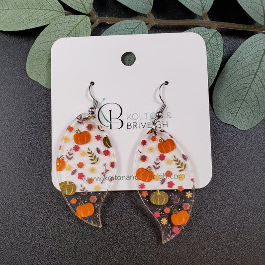 Petal Fall Foliage Earrings