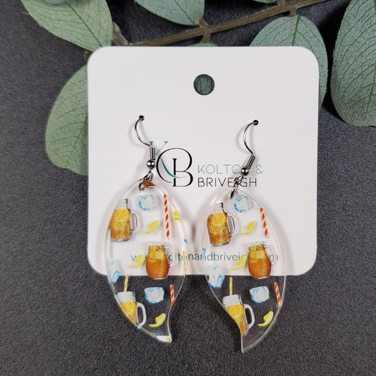 Southern Sweet Tea Petal Earrings