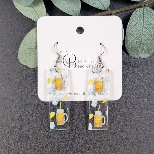 Southern Sweet Tea Bar Earrings