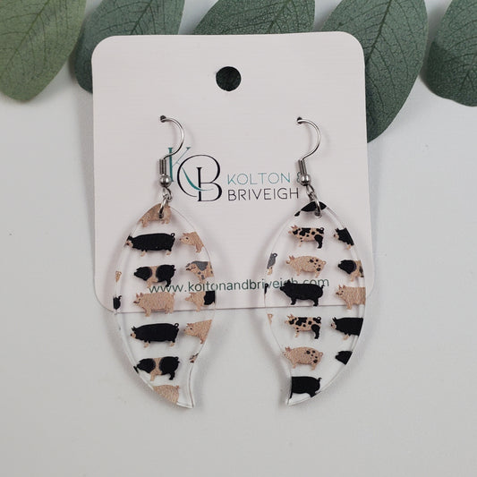 Pig Petal Earrings