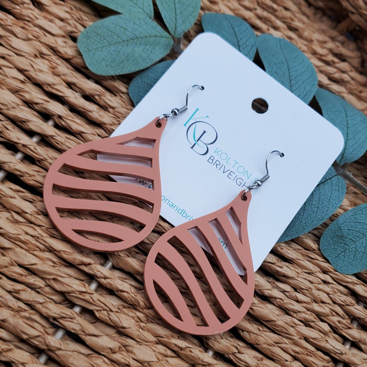 Wave Teardrop Earrings