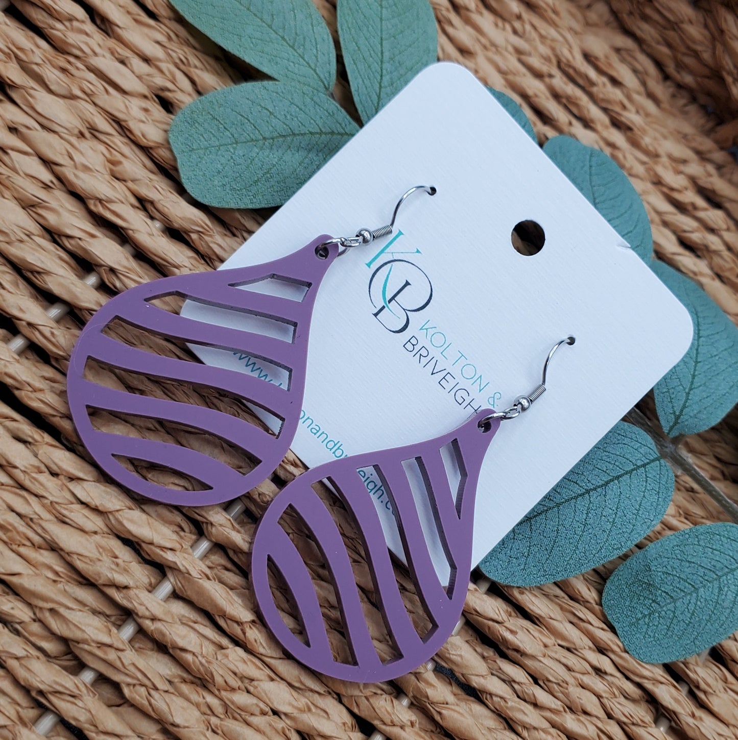 Wave Teardrop Earrings