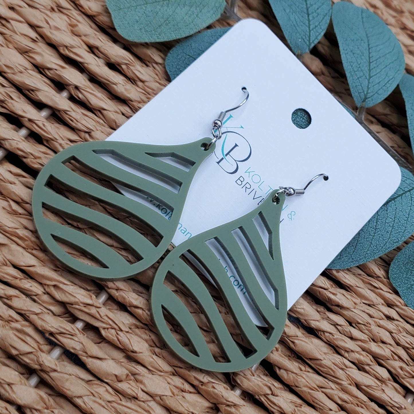 Wave Teardrop Earrings