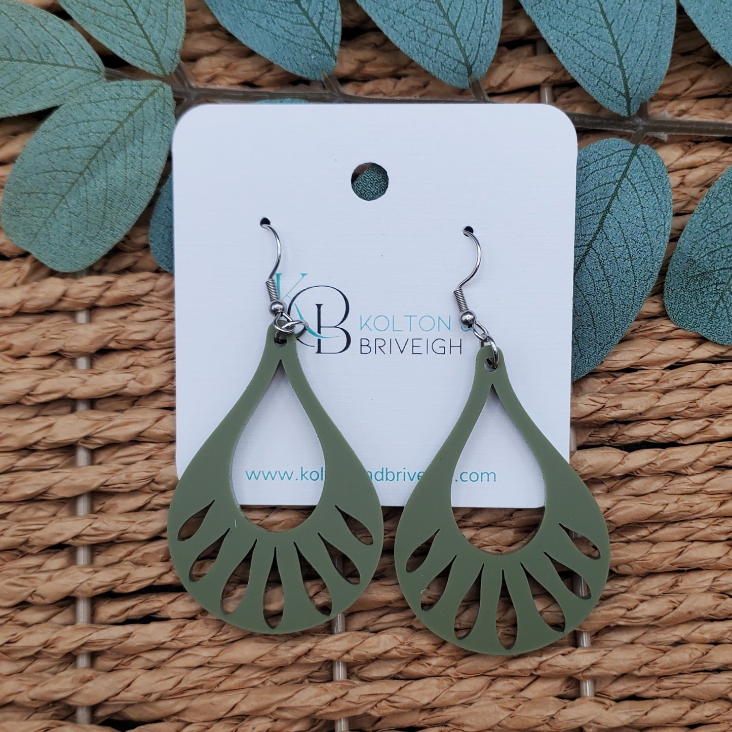 Boho Downburst Teardrop Earrings