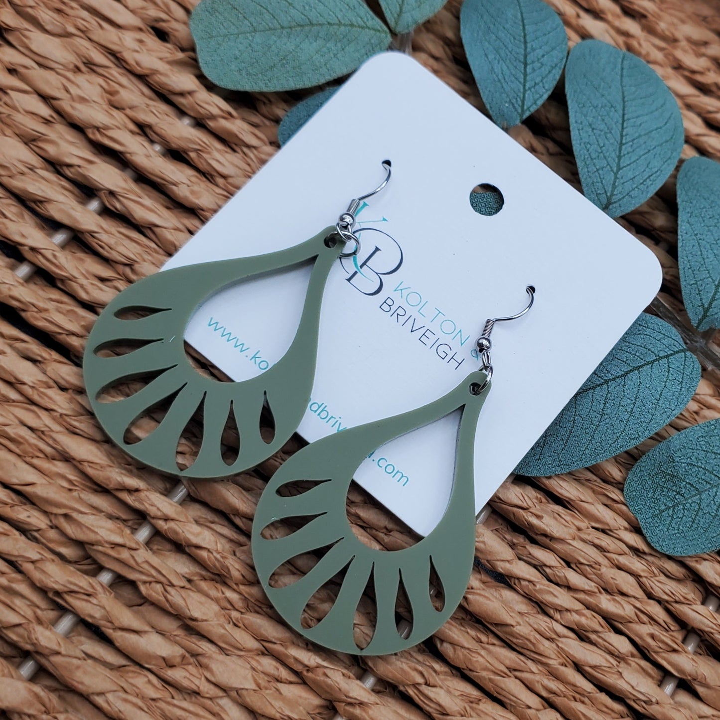 Boho Downburst Teardrop Earrings