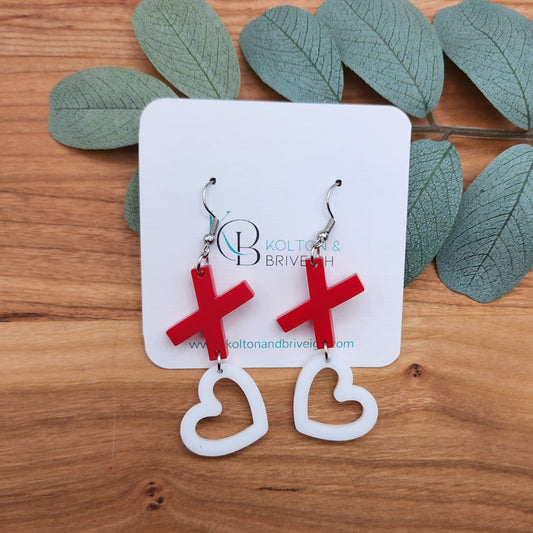 X O Jeart Valentine Earrings