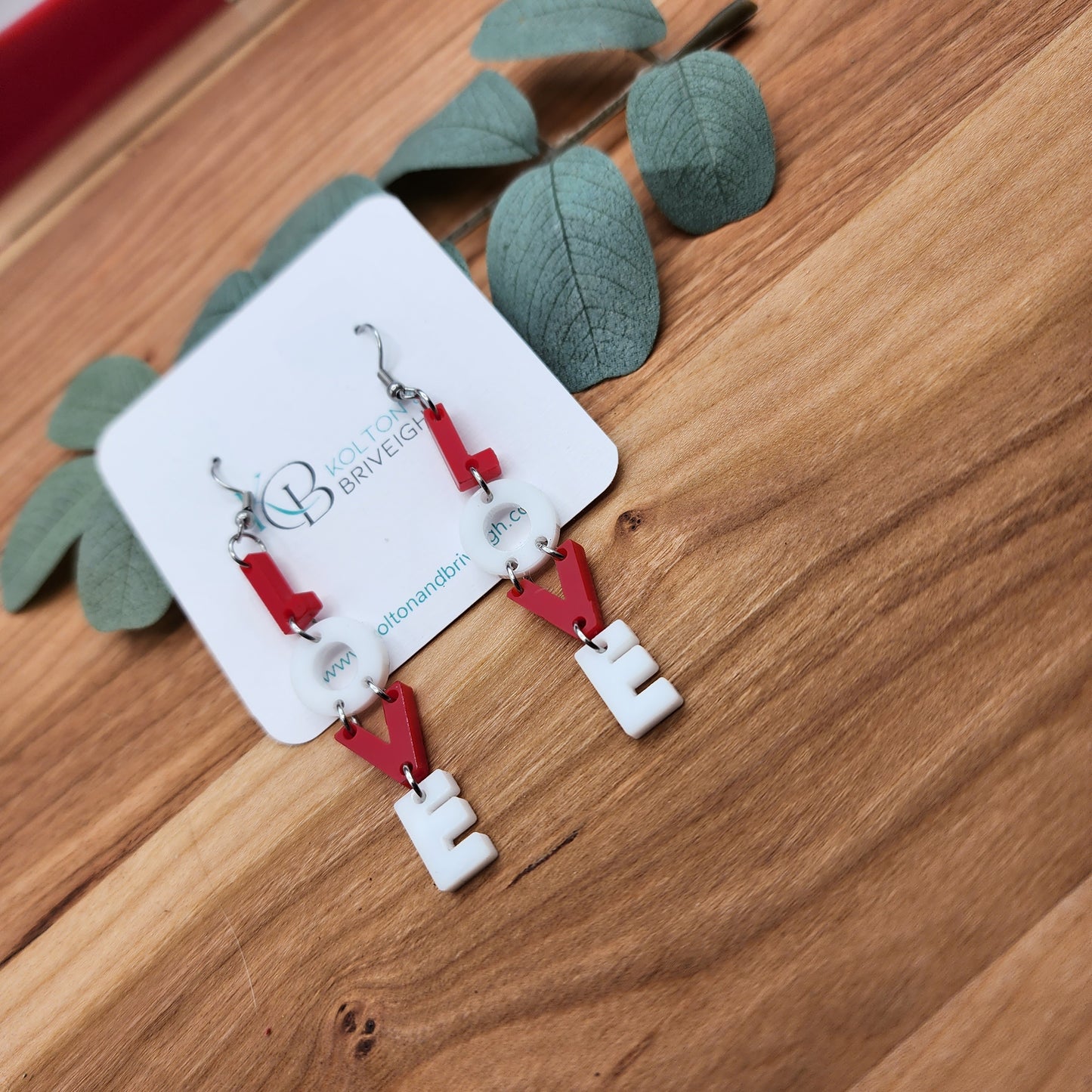 LOVE Valentine Earrings