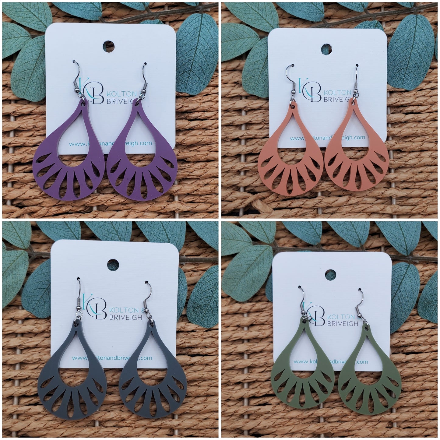 Boho Downburst Teardrop Earrings